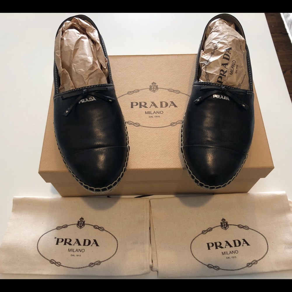 Prada Leather Espadrilles - Picture 4 of 7